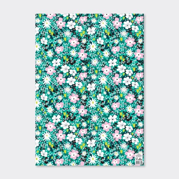 PAPEL VERDE FLORAL RACHEL ELLEN