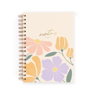 CUADERNO A5 FLORES. PUNTOS