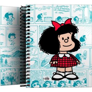 CUADERNO FORRADO A6 MAFALDA VIÑETAS