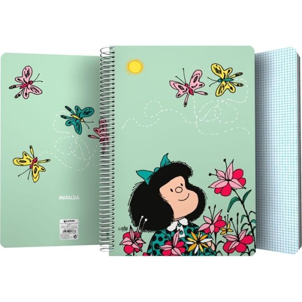 CUADERNO A4 GRANDE MAFALDA PRIMAVERA