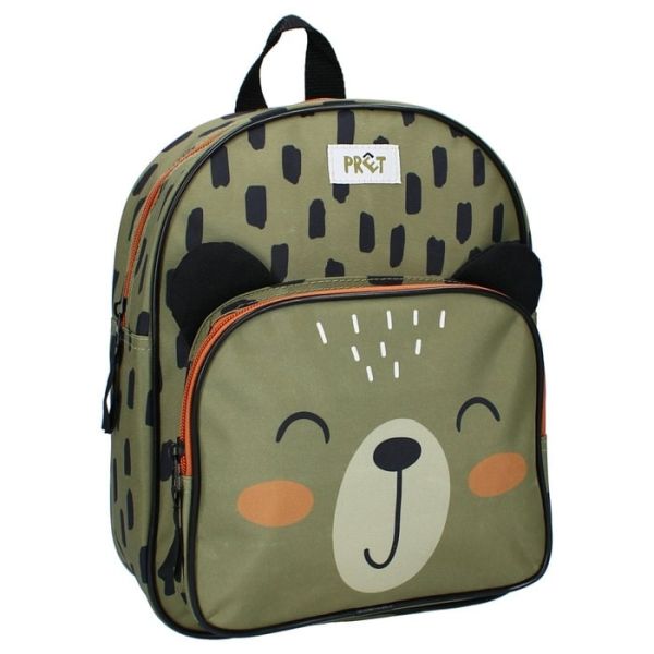 MOCHILA INFANTIL 2 BOLSILLOS GREEN BEAR