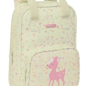 MOCHILA INFANTIL CON ASAS FACIL LIMPIEZA PREESCOLAR FOREST