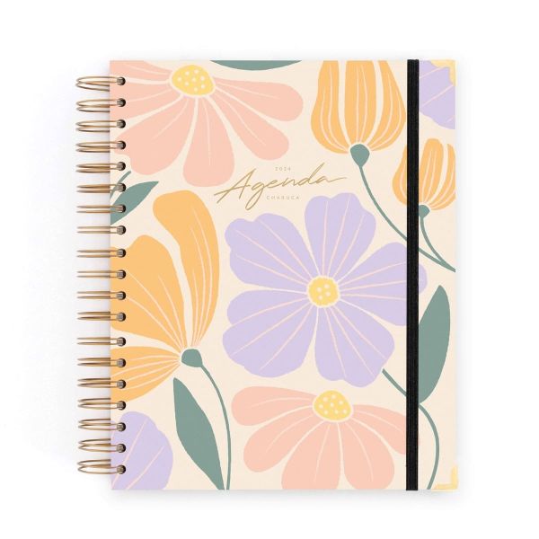 AGENDA DIARIA 2024 FLORES GRANDE (JUMBO) ANUAL