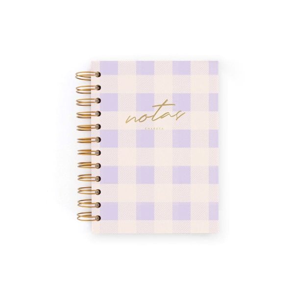 CUADERNO MINI. PICNIC LILA. PUNTOS