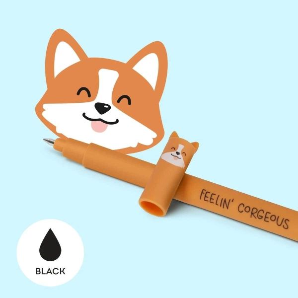 BOLIGRAFO DE GEL BORRABLE CORGI