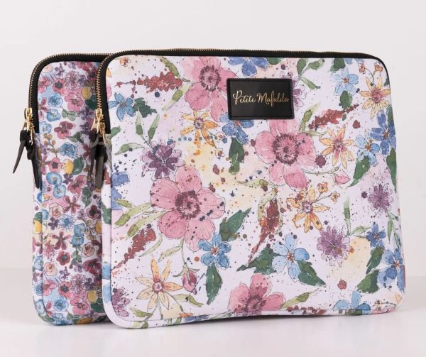 FUNDA ORDENADOR PORTATIL FLORES GRANDES