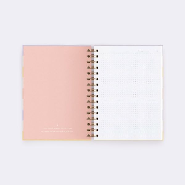 CUADERNO A5 RAYAS CHIC. PUNTOS