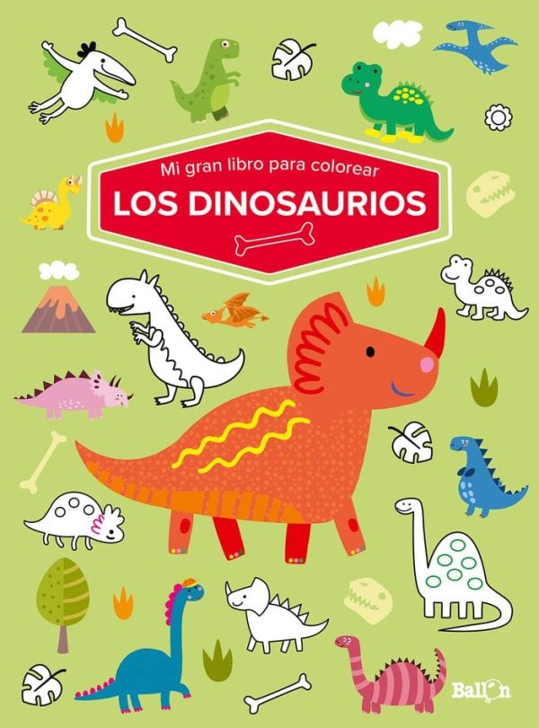 MI GRAN LIBRO PARA COLOREAR DINOSAURIOS