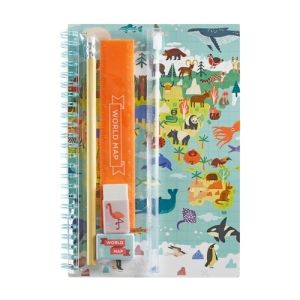 CUADERNO CON ESTUCHE ANIMALES