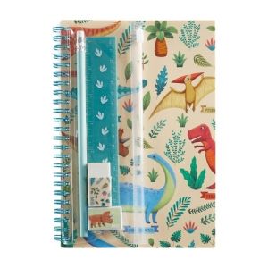 CUADERNO CON ESTUCHE DINOSAURIO