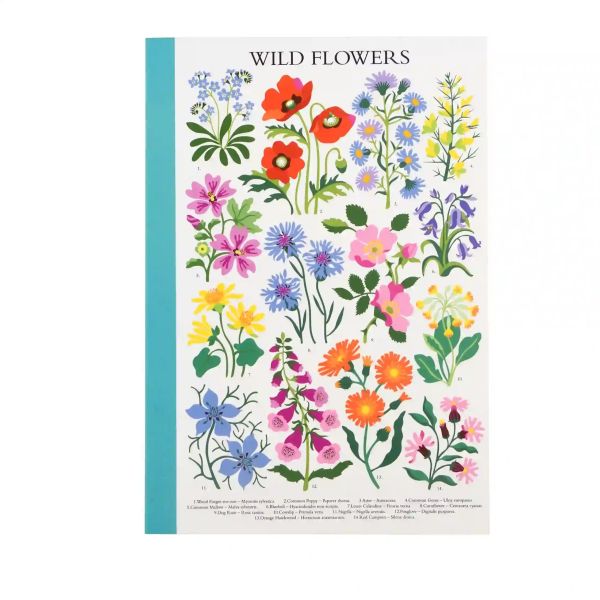 CUADERNO A5 WILD FLOWERS