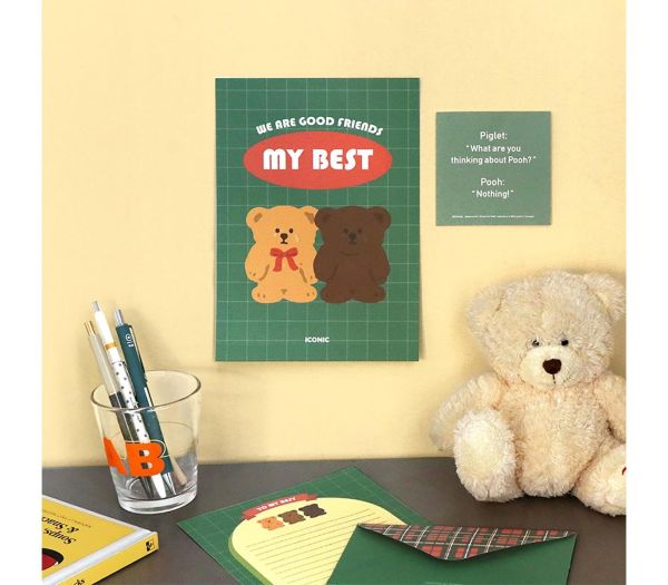 SET CARTA OSITO TEDDY