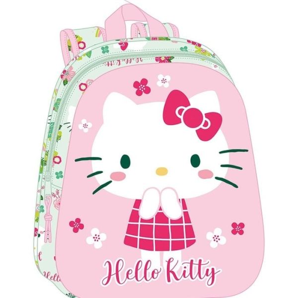 MOCHILA GUARDERIA 3D HELLO KITTY