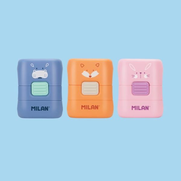 GOMAS CON CEPILLO COMPACT FUN ANIMALS