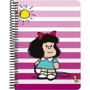 CUADERNO 80 HOJAS CUADROS MAFALDA BIRDIE