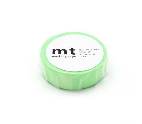 WASHI TAPE MT LISO SHOCKING GREEN