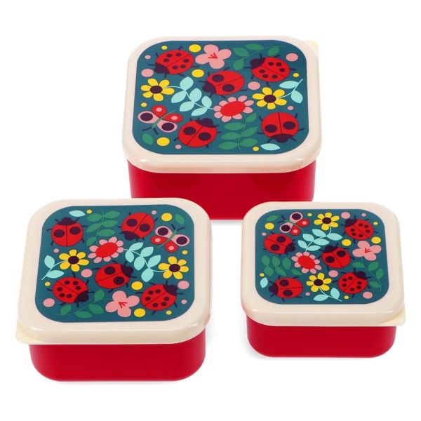 SET DE 3 CAJAS DE ALMUERZO LADYBIRD