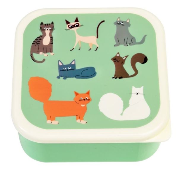 SET DE 3 CAJAS ALMUERZO NINE LIVES