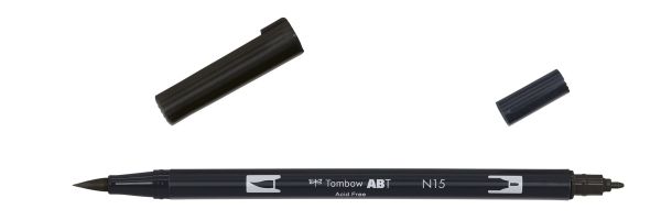 ROTULADOR TOMBOW DUAL BRUSH N15 (NEGRO)