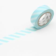 WASHI TAPE MT DECO STRIPE MINT BLUE