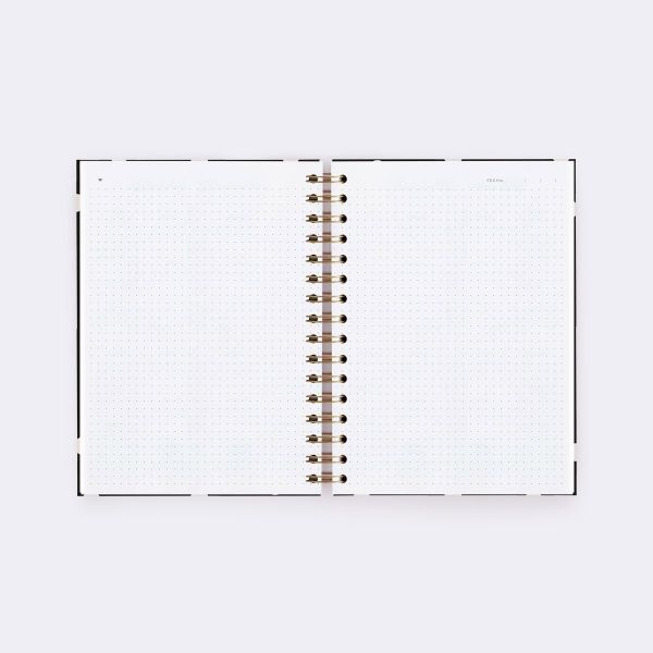 CUADERNO A5 NEGRO PUNTOS