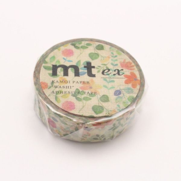 WASHI TAPE MT DECO WATER COLOR FLOWER