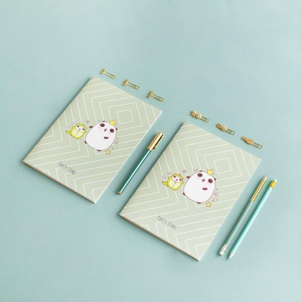 LIBRETA CUTE PANDA PARTY TIME