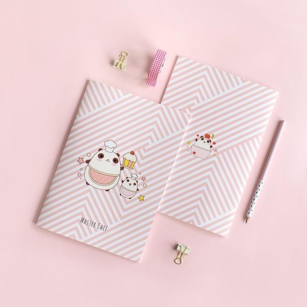 LIBRETA CUTE PANDA MASTER CHEF