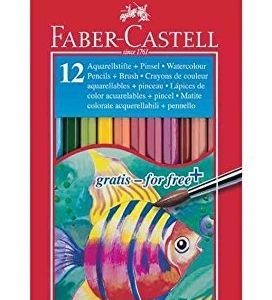 LÁPICES FABER CASTELL ACUARELABLES 12