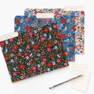 SET CARPETAS ARCHIVADORAS WILD ROSE