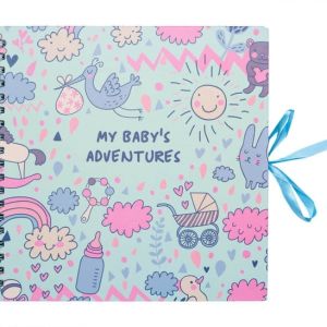 SCRAPBOOK ALBUM MY BABYS ADVENTURES