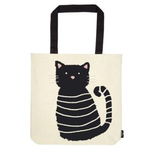 BOLSA NEGRA TELA ED EL GATO