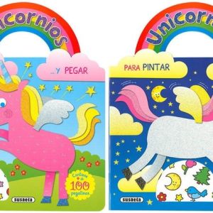 UNICORNIOS PARA COLOREAR Y PEGAR