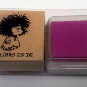 SELLO EXLIBRIS MAFALDA ROSA ESTE LIBRO ES DE