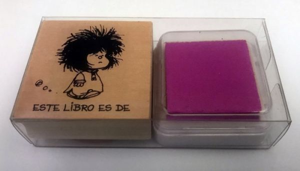 SELLO EXLIBRIS MAFALDA ROSA ESTE LIBRO ES DE