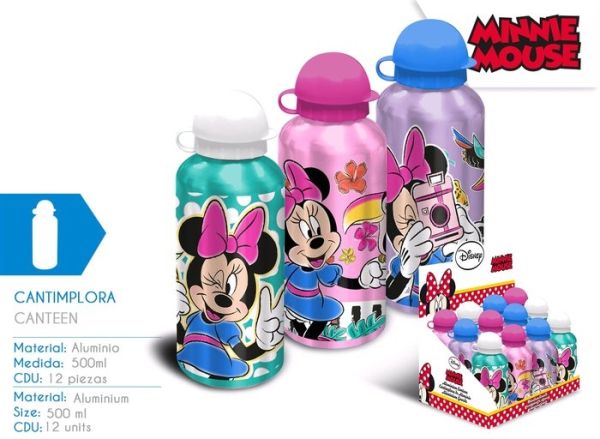 BOTELLA ALUMINIO MINNIE