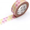 WASHI TAPE MT CHECKERS STRIPE PINK