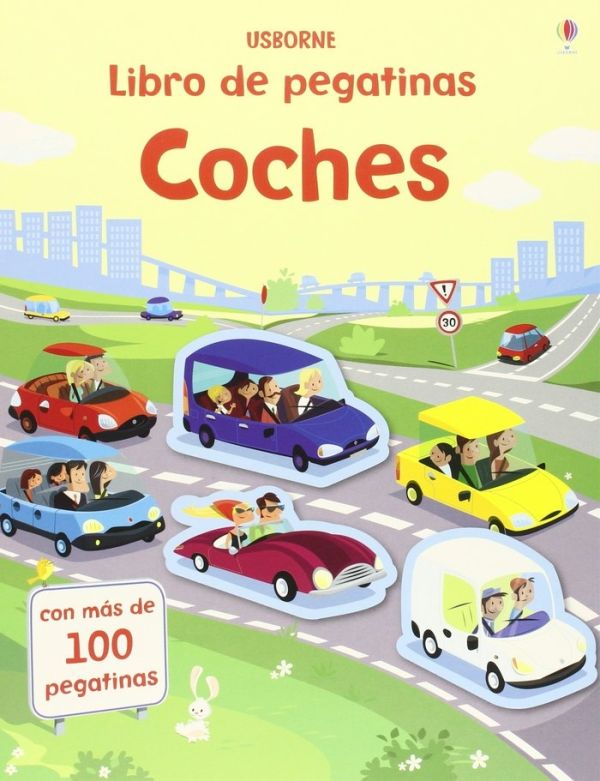 LIBRO DE PEGATINAS COCHES