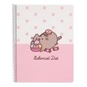 CUADERNO TAPA PP A4 PAUTADO PUSHEEN ROSE