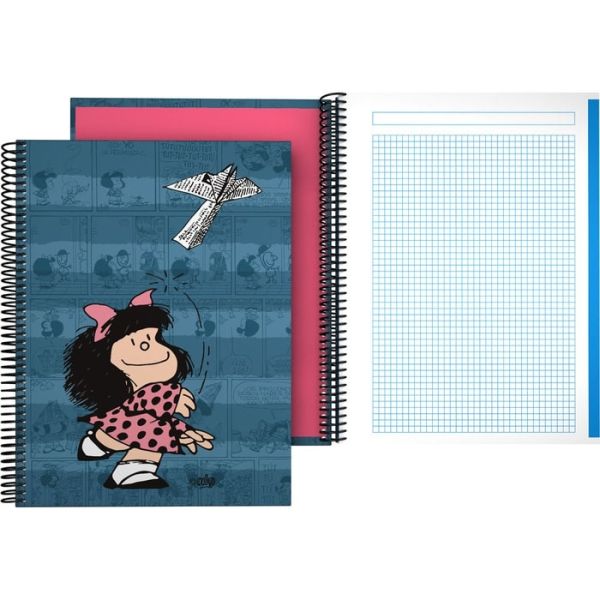 LIBRETA A4 MAFALDA AVIÓN