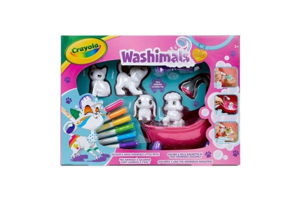 WASHIMALS BAÑERA Y 4 MASCOTAS