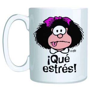 TAZA MAFALDA QUE ESTRES