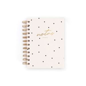 CUADERNO MINI BLANCO. PUNTOS