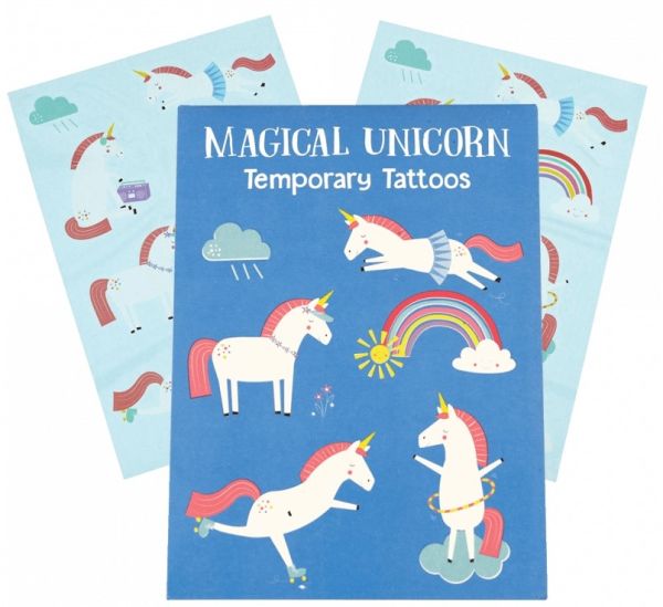 TATUAJES TEMPORALES MAGICAL UNICORN