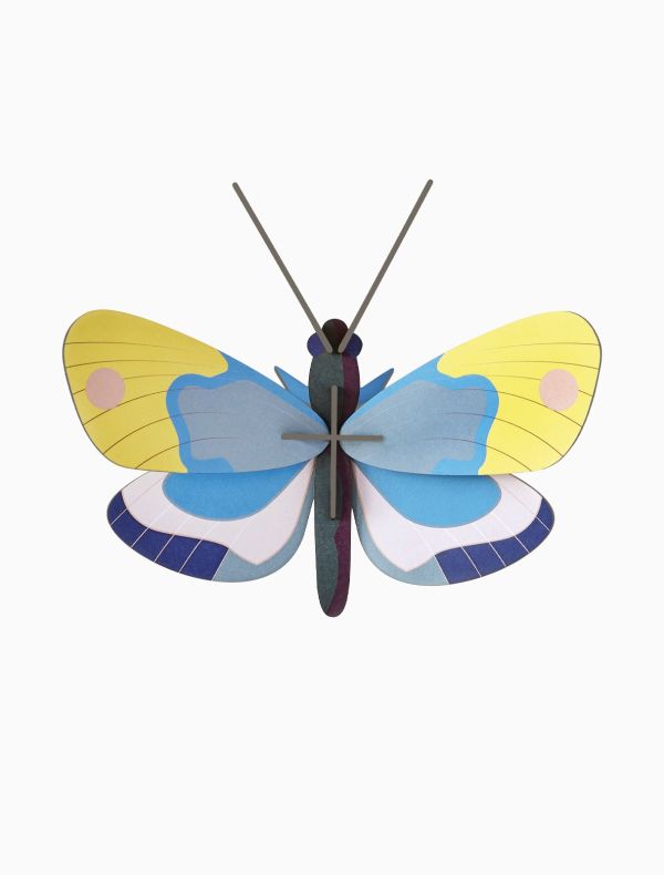 MARIPOSA MONARCA AMARILLA TAMAÑO S