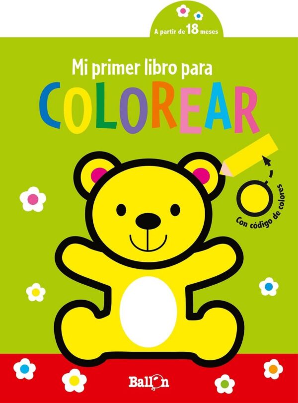 MI PRIMER LIBRO PARA COLOREAR OSITO