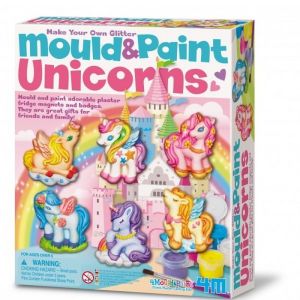 JUEGO 4M MOLDEA Y PINTA UNICORNIOS