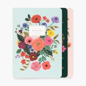 SET 3 CUADERNOS GARDEN PARTY