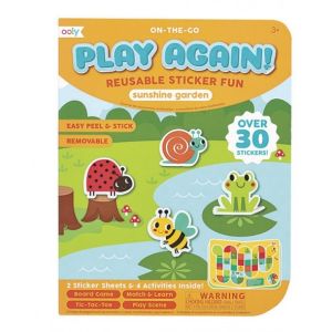 LIBRO ACTIVIDADES Y PEGATINAS REUTILIZABLES SUNSHINE GARDEN