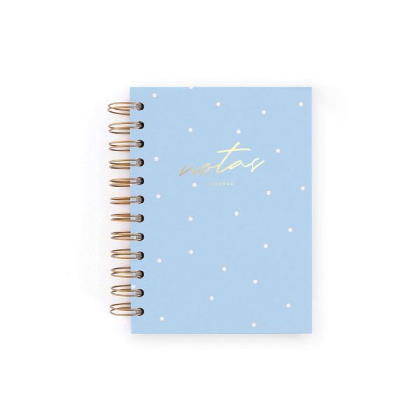 CUADERNO MINI AZUL CALMA PUNTOS